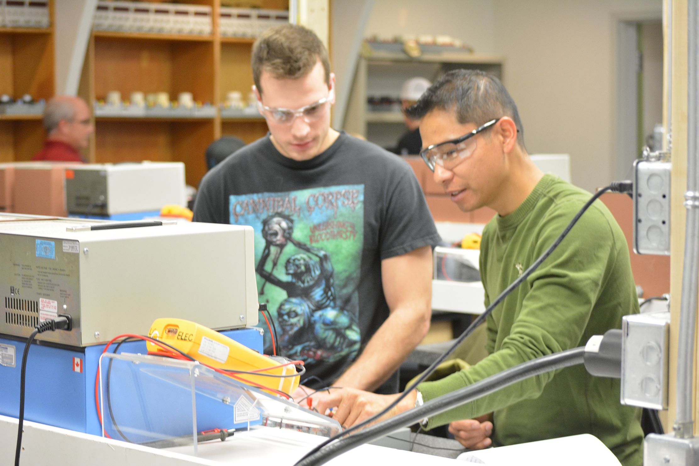 Temporary home for electrical students