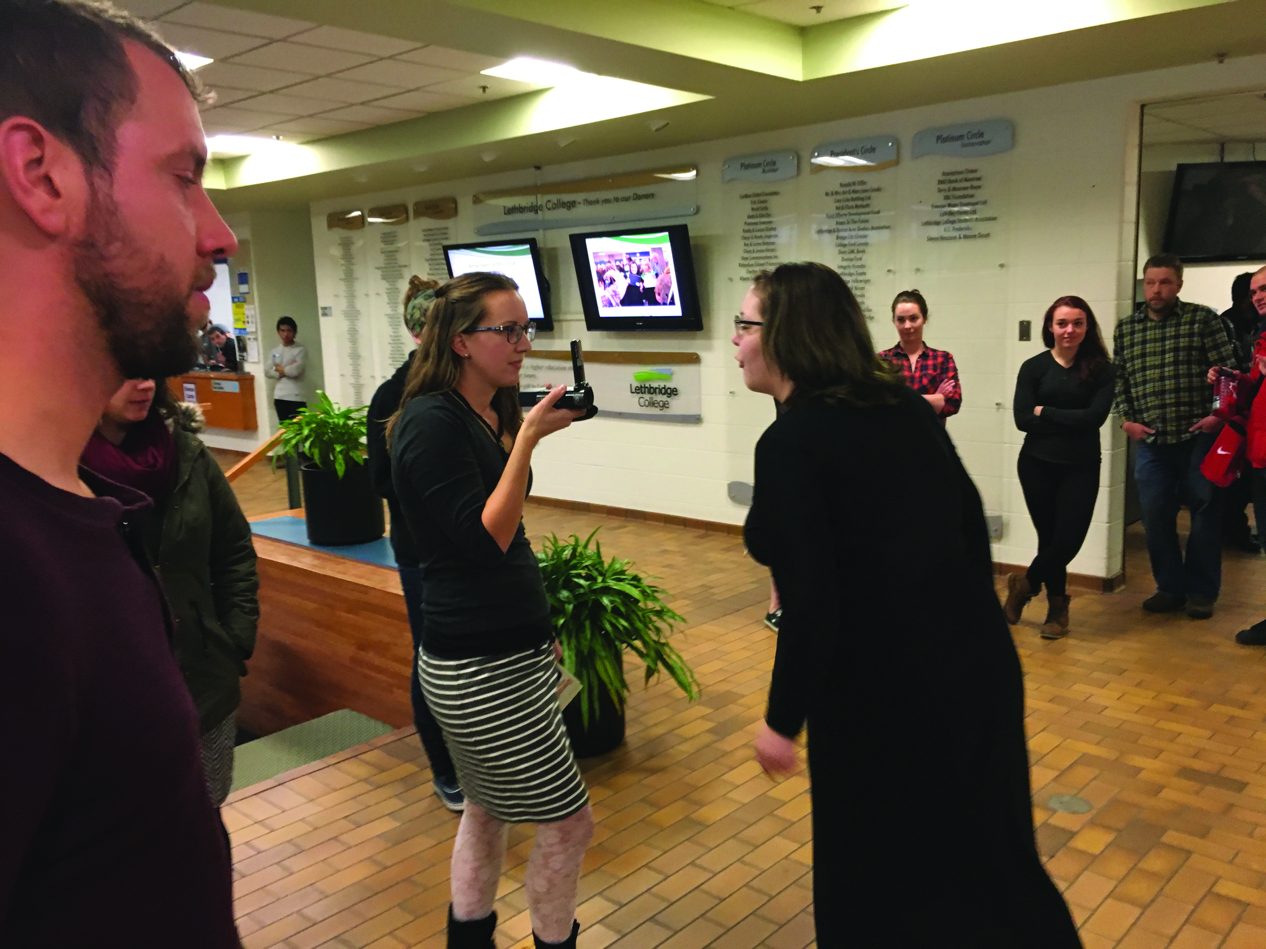 Students react to graphic pro-life images