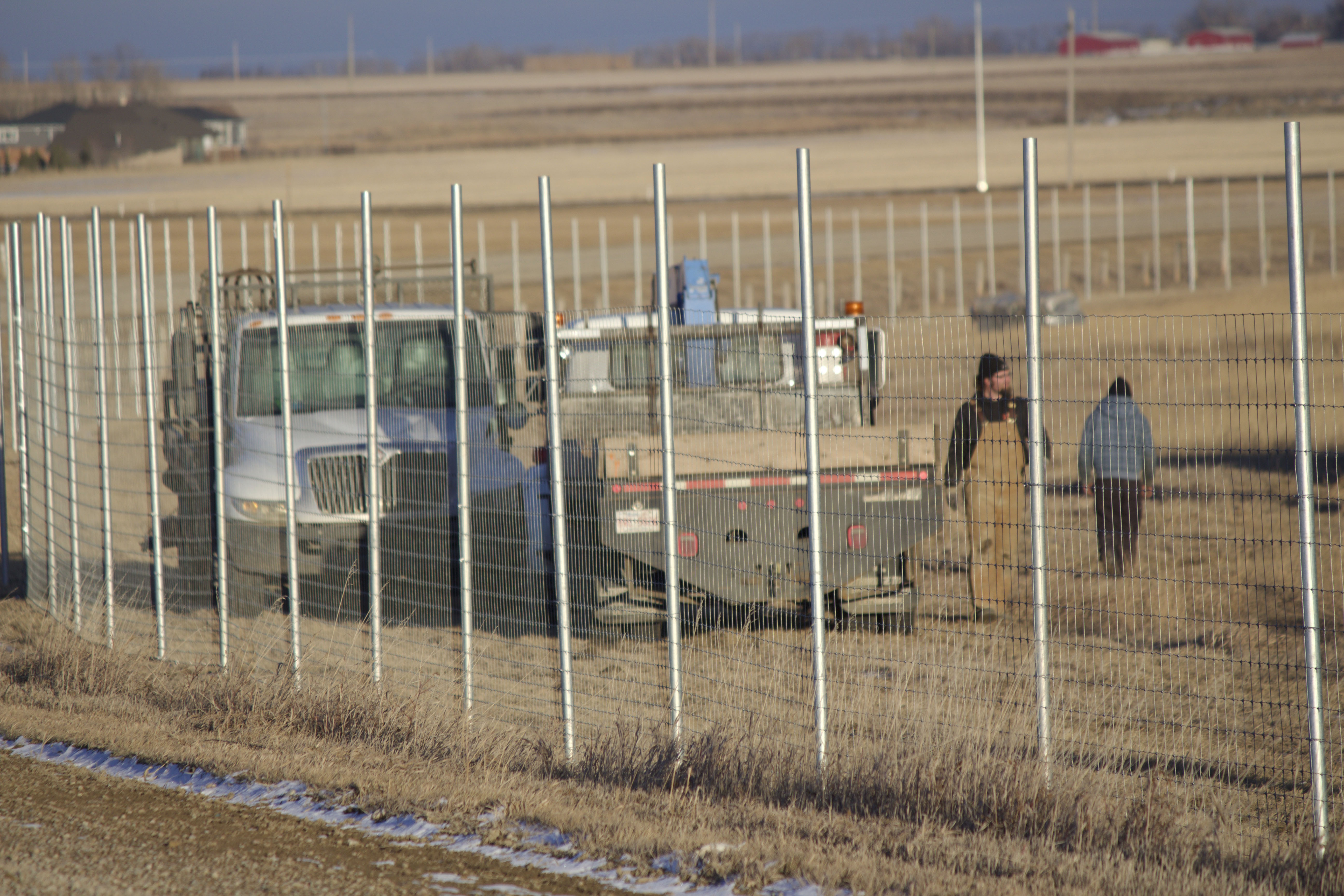 New wildlife fencing at the Lethbridge County Airport