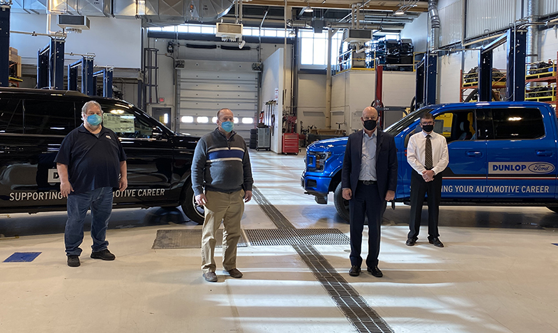 Dunlop Ford donates two vehicles to Lethbridge College’s automotive programs